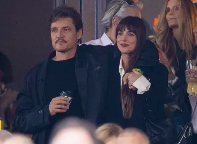 Dakota Johnson explains why co-star Pedro Pascal borrows her clothes ‘a lot’