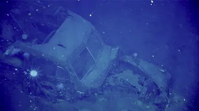 Mysterious Ford automobile found in hangar of USS-Yorktown shipwreck that sank during WWII