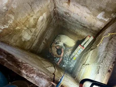 Teen trapped trying to rescue cherished dogs that fell down a California well saved by elite recuse team: fire officials