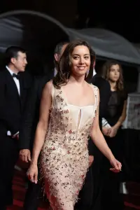 Aubrey Plaza makes first red carpet appearance since husband Jeff Baena’s death