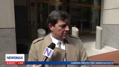 Failed Trump nominee Ed Martin spit on by enraged passerby during live interview, shocking video shows