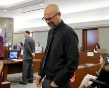 ‘Ghost Adventures’ star confronts murder-plotting wife in court as she gives groveling apology: report