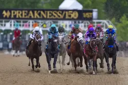 T-Pain and Wyclef rock the Preakness Stakes in front of athletes and Bravo stars