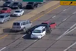 Driver causes pileup on Interstate 71 after stopping mid-lane over missed exit