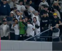 Yankees fan secretly swipes Aaron Judge home run away as supporter who caught ball celebrates with friends
