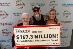 Powerball players claim Kentucky’s historic $167.3M jackpot in early Mother’s Day gift