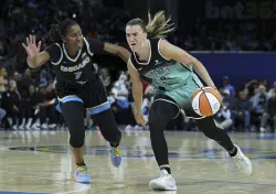 Liberty break single-game WNBA 3-pointers record, pass physicality test in blowout win over Sky